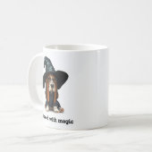 Zauberhund für Zauberer Kaffeetasse (Vorderseite Links)