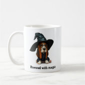 Zauberhund für Zauberer Kaffeetasse (Links)