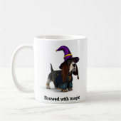 Zauberhund für Zauberer Kaffeetasse (Links)