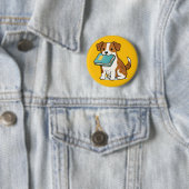 Zauberhund mit Buch Button (Beispiel)
