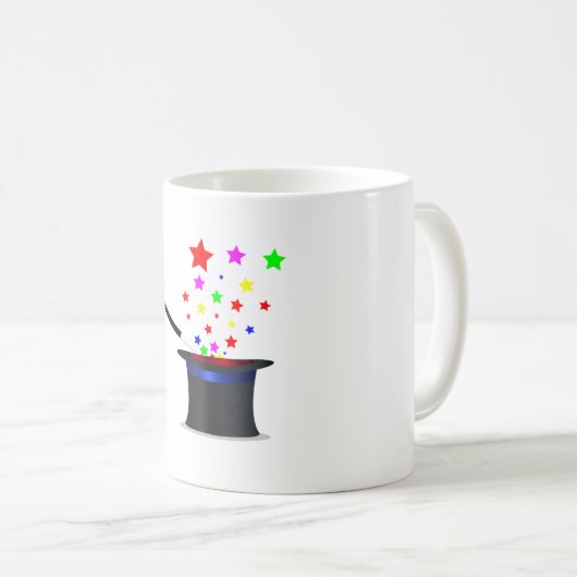 Zauberhut und Wand Kaffeetasse (VorderseiteRechts)