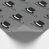 Zauberhutdruck  geschenkpapier (Ecke)