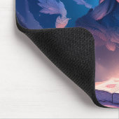 Zauberin beim Vorbereiten eines Zaubers Mousepad (Ecke)