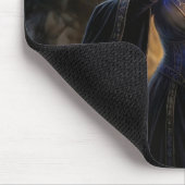 Zauberin der arkane Kerze Mousepad (Ecke)