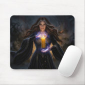 Zauberin der arkane Kerze Mousepad (Mit Mouse)