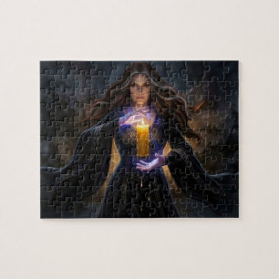 Zauberin der arkane Kerze Puzzle