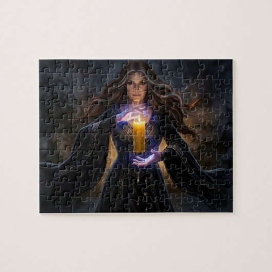 Zauberin der arkane Kerze Puzzle (Horizontal)