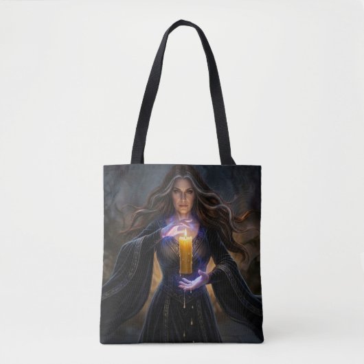 Zauberin der arkanen Kerze Tasche (Vorderseite)