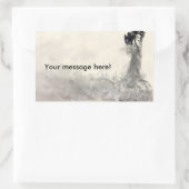 Zauberkaster Rechteckiger Aufkleber (Tasche)