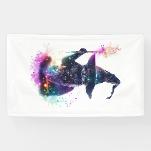 Zauberkatze Magie Banner (Horizontal)