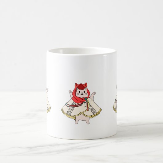 Zauberkatze-Tasse Kaffeetasse (Mittel)