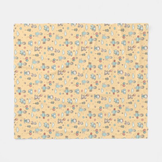 Zauberkinder Fleecedecke (Vorderseite (Horizontal))