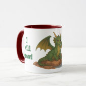 Zauberkleiner Drache Tasse (Vorderseite Links)