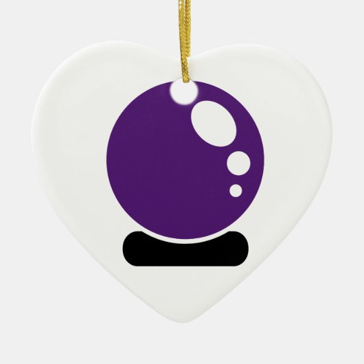 Zauberkristall Keramikornament (Vorne)