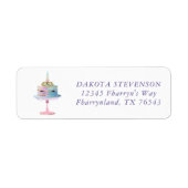 Zauberkuchen | Fantasy Watercolor Adresse (Vorne)