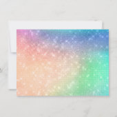 Zauberkuchen | Fantasy Watercolor Dusche Einladung (Rückseite)