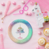 Zauberkuchen | Fantasy Watercolor Party Pappteller (Party)