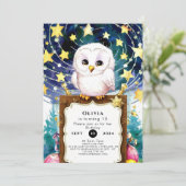 Zauberkuchen zum Geburtstag von Kindern Einladung (Stehend Vorderseite)