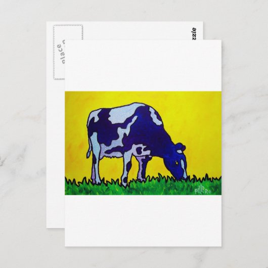 Zauberkuh Postkarte (Vorne/Hinten)