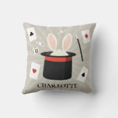 Zauberkünstler Zauberkids - Benutzerdefinierter Na Kissen (Rückseite)