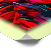 Zauberkunstwerk für Schmetterlingsflora Poster (Ecke)