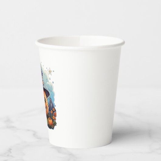 Zauberkürbis Pappbecher (Links)