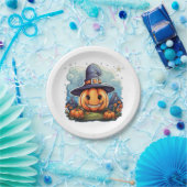 Zauberkürbis Pappteller (Party)