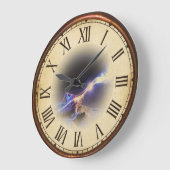 Zauberlampe Große Wanduhr (Winkel)