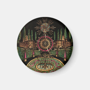 Zauberlaterne Feuerwerk Magnet