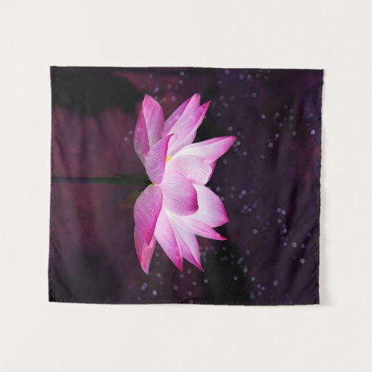 Zauberlotus Wandteppich (Vorderseite (Horizontal))