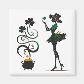 Zaubermädchen Magnet (Vorne)