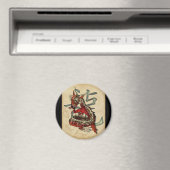 Zaubermagnete für Chinesische Rotdrachen Magnet (In Situ (Geschirrspüler))