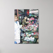 Zaubermoment auf dem Misloc-Markt in Ungarn Leinwanddruck (Vorderseite)