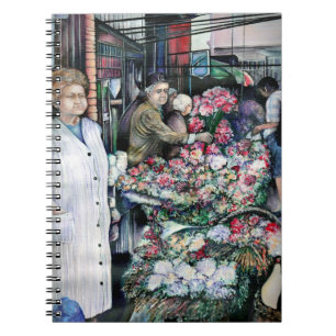 Zaubermoment auf dem Misloc-Markt Notizblock