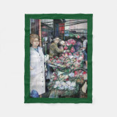 Zaubermoment auf dem Raketenmarkt Fleecedecke (Vorderseite)