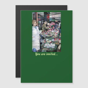 Zaubermoment auf dem Raketenmarkt Magneteinladung