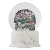 Zaubermoment auf dem Raketenmarkt Schneekugel (Vorderseite)