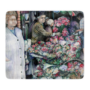 Zaubermoment auf dem Raketenmarkt Schneidebrett