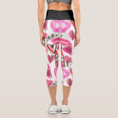 Zaubermuster Capri Leggings (Rückseite)