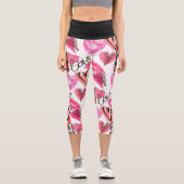 Zaubermuster Capri Leggings (Vorderseite)