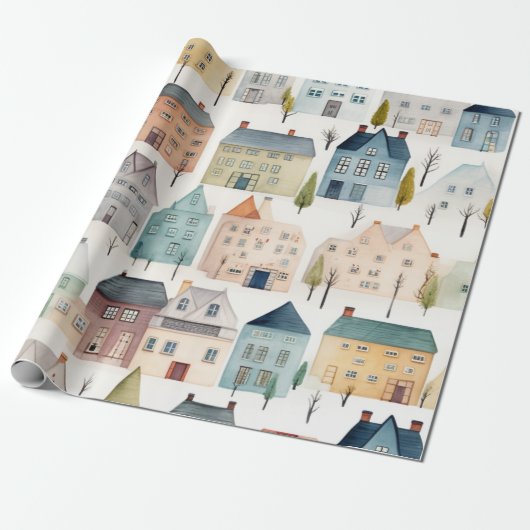 Zaubermuster für Wasserfarben Geschenkpapier (Ungerollt)