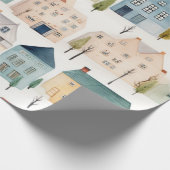 Zaubermuster für Wasserfarben Geschenkpapier (Ecke)