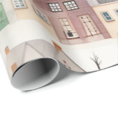 Zaubermuster für Wasserfarben Geschenkpapier (Rolleneckpunkt)