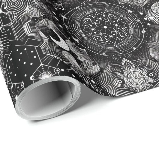 Zaubermuster Geschenkpapier (Rolleneckpunkt)