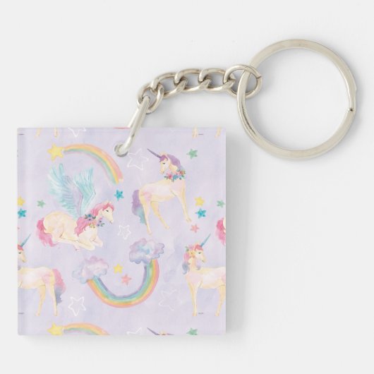 Zaubermuster Schlüsselanhänger (Rückseite)