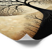 Zaubermystischer Baum Poster (Ecke)