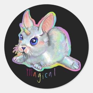 Zaubernadenkuchen Runder Aufkleber