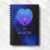 Zaubername mit Zodiac signiert Leo-Notebook Notizblock