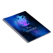 Zaubername mit Zodiac signiert Virgo-Notebook Notizblock (Rechte Seite)
