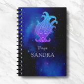 Zaubername mit Zodiac signiert Virgo-Notebook Notizblock